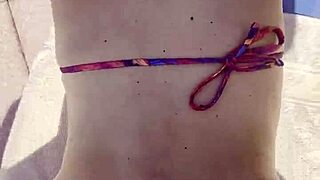 we fuck her milf pussy close-up by the pool till facial cumshot blast