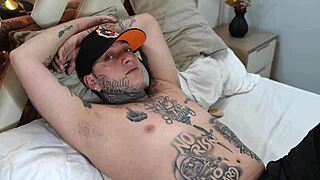 i surprised the technician watching my videos and tasted his huge cock - katty blake