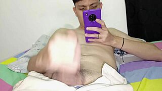 colombian teen jerks off to porn but stepmom joins the fun?? 🔥🍑
