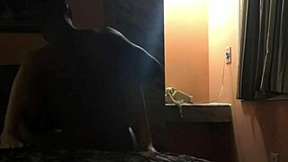 brunette amateur meets black stud in hotel for hot interracial tit bouncing sex