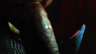 black latina goes deep on thick cock in homemade oral session