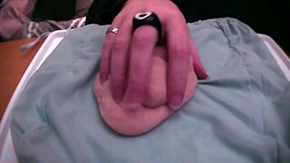 Playing With Soft Limp Fake Cock