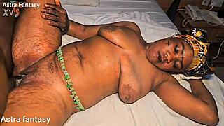 Fat ass bouncing wild on monster cock delivery ride?