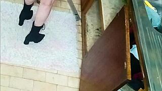 My neighbor asked me to fix her sink but we fucked instead