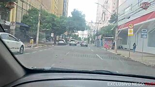 soltei minha esposa da coleira e olha com quantos ela deu a buceta