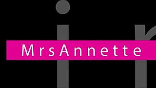 Mistress smokes and blows smoke on her black strapon