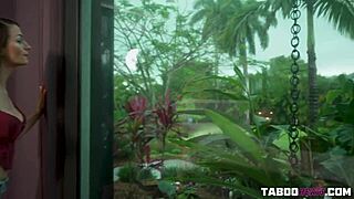 Stepdaughter Undressing Her Favorite Sport Dress