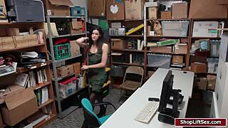 Shoplifter Caught And Fucked By Officer!