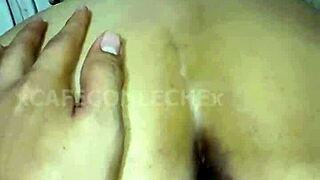 My boss teaches me to fuck her ass and I fill her pussy with cum