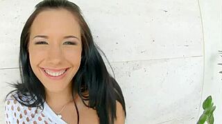 Kyra from primecups rides that huge dildo hotly