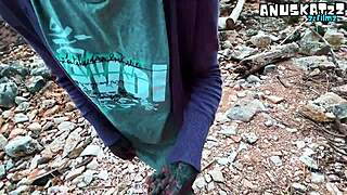 Public blowjob and big load of cum on face