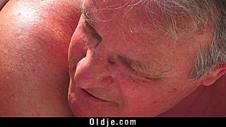 cherry bright lets grandpa cum in her tight ass