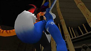 blue vixen gets used properly and lots in furry bdsm