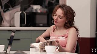 stepdaughter didnt want to study so i grounded her with my huge cock