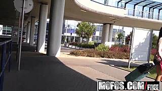 Amateur Mia Manarote In Public Taxi Pickup Blowjob!