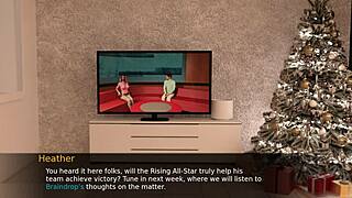 archon plays reluctant in the christmas special with big tits and pussy reveals