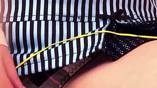 petite japanese teen caught fingering seduces for first pov blowjob cumshot