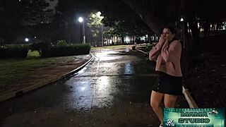 I's fucking this stranger in the rain, all wet and horny, jus wanted some help.
