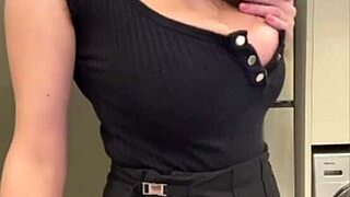 stepmom's milky tits and nipples make me so horny i can't resist