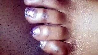 WOW! FEET WRAPPED AROUND THAT THROBBING COCK FOR ULTIMATE TOE-CURLING FOOTJOB PLEASURE!