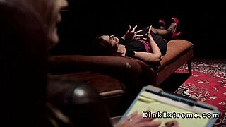 hot slave bound tight, pussy fucked deep and ass fingered hard...