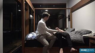 oh damn gorgeous horny ema getting drilled hard right in front of an unexpected audience watching every thrust