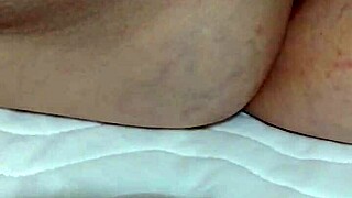 Wife squirts massive while camming homemade with huge cock fuck buddy - fb1