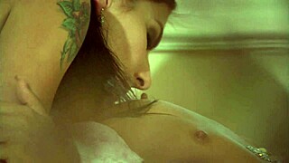 blonde krissy lynn with huge tits takes big cock pounding and facial cumshot