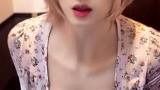 Bitchy Shemale and Innocent Ladyboy Jerk Off in Private Shoot!