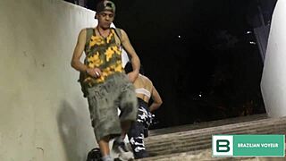 fiery pussy tease flashes tunnel drivers voyeur style