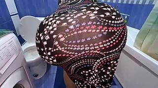 Mature BBW housewife bends ass for monster cock pounding