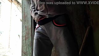 i caught neighbor masturbating... fucked her hard with strap-on