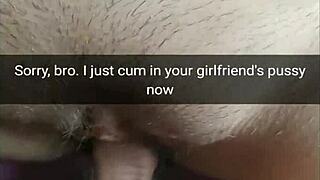 Girlfriend Lets Him Creampie Her Ovulating Pussy While You Watch Cuckold