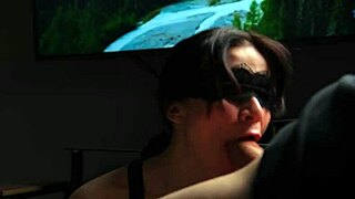 roommate's petite feet hands deepthroat monster cock then sloppy ass creampie