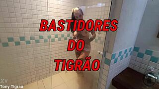 Evelyn Buarque Shows Huge Tits Ass Deepthroat Doggy Facial Cumshot Backstage!