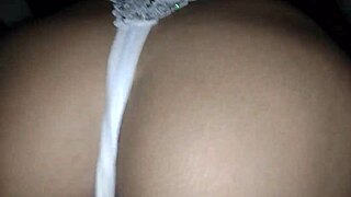 i can't hold back cum quick on sexy latina neighbor's delicious lingerie ass durin netflix