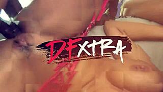 you won't believe this hot teacher getting spitroasted by horny interracial couple dogfart