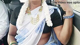 Beautiful Desi Bhabhi Wild Car Fuck Husband's Brother Dirty Telugu Talk
