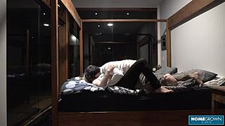 oh damn gorgeous horny ema getting drilled hard right in front of an unexpected audience watching every thrust