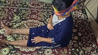 Bhabhi begs devar fuck her hard in house hindi moans