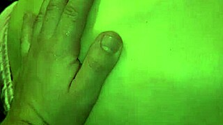 he shows her gentle touches and light strokes on pussy to get that horny 18 year old European girl super wet