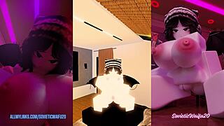 Liz Fucked Raw In Fan House Riding Big Ass Bent Over Creampie