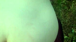 Ever Wondered How a Big Ass Bitch Wriggles and Moans When Pounded by Monster Cock Deep in Her Outdoor Fuck Session?