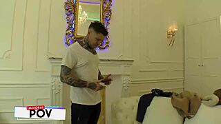 stepsiblings matt dive into mmf with curvy big tits babe