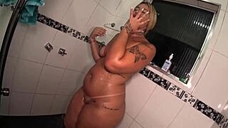 big ass brazilian shower party got wild?