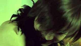 the dominatrix babe binds herself in stockings then toys her pussy for teasing femdom fun