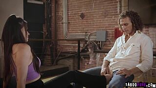 Alison rey begs director michael vegas for role with deepthroat blowjob