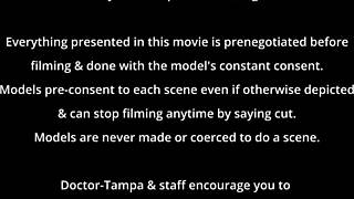 Doctor, check Nicole Luva's new scrubs in hospital fetish play?