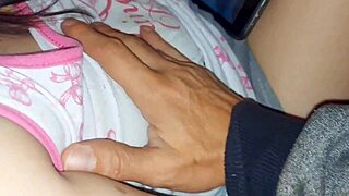 i catch stepsis fingering wet pussy watching porn she begs hard fuck