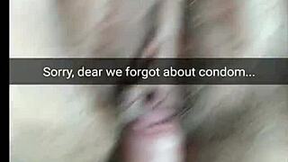 Girlfriend Lets Him Creampie Her Ovulating Pussy While You Watch Cuckold